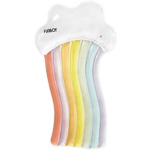 NWT Funboy Clear Rainbow Cloud Lounger Float